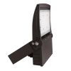 POLAR 2nd GEN | LED Flood Light | 150 Watt | 24000 Lumens | 5000K | 120V-277V | U-Bracket Mount | Bronze Housing | IP65 | UL & DLC Listed - Bronze - A