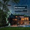 LED Solar Hummingbird Wind Chime Solar String Lights 6 LEDs Color-Changing IP65 Waterproof Decorative Lamp - Green