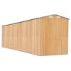 Garden Shed Light Brown 75.6"x303.9"x87.8" Galvanized Steel - Brown